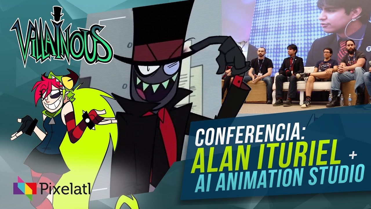 CONFERENCIA: Villainous Fase 2 | Cartoon Network y Alan Ituriel en Pixelatl (1 de 2)