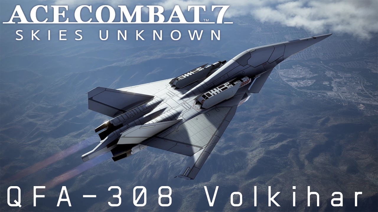 ACE COMBAT™7 M 13 Ace mode Bunker Buster QFA-308 Volkihar Add-on Mod (Thrustmaster T.Flight HOTAS 4)