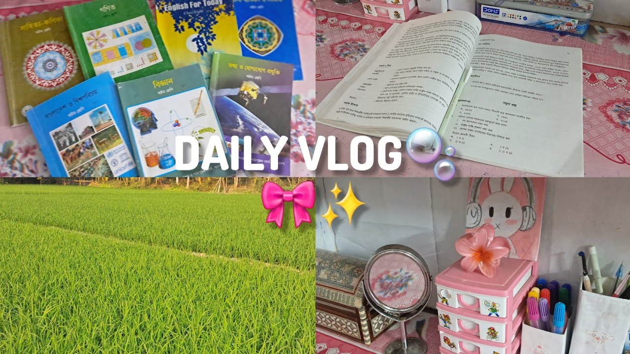 My daily vlog🫧🎀aesthetic 