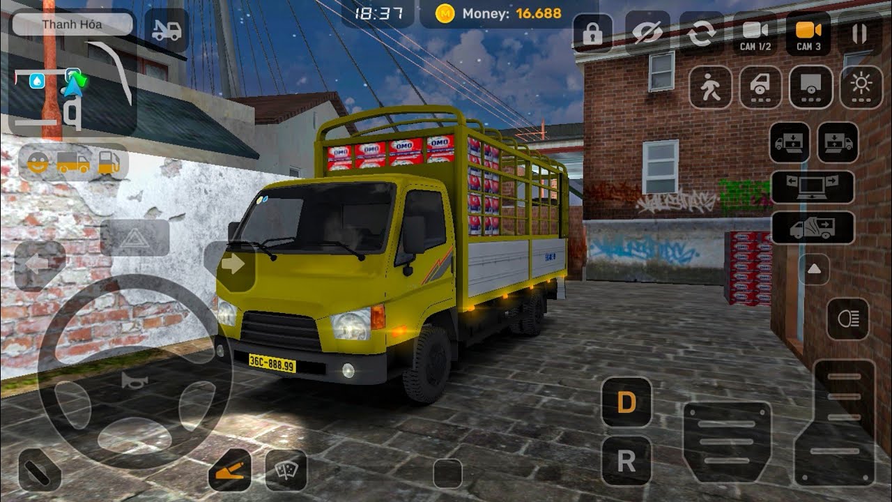 Minitruck Simulator Vietnam l Night Journey Between Cream Soaps