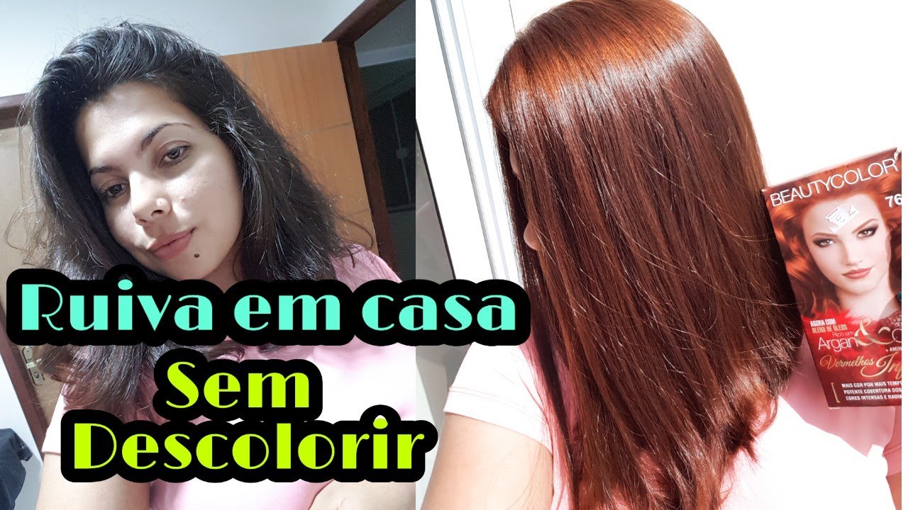 Do Castanho Escuro ao Ruivo Em Casa Sem Descolorir/ mony viana mony3236
