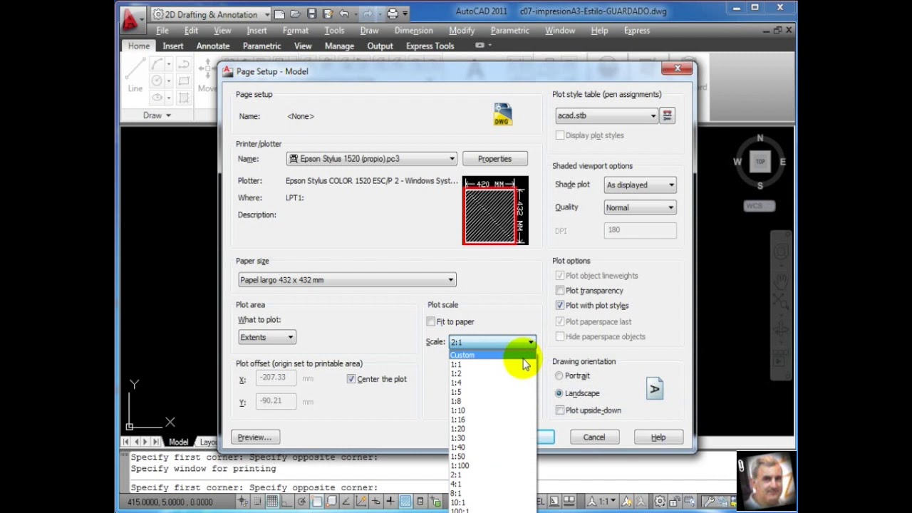 Diseño Asistido - 6.3 Impresión Configuración página