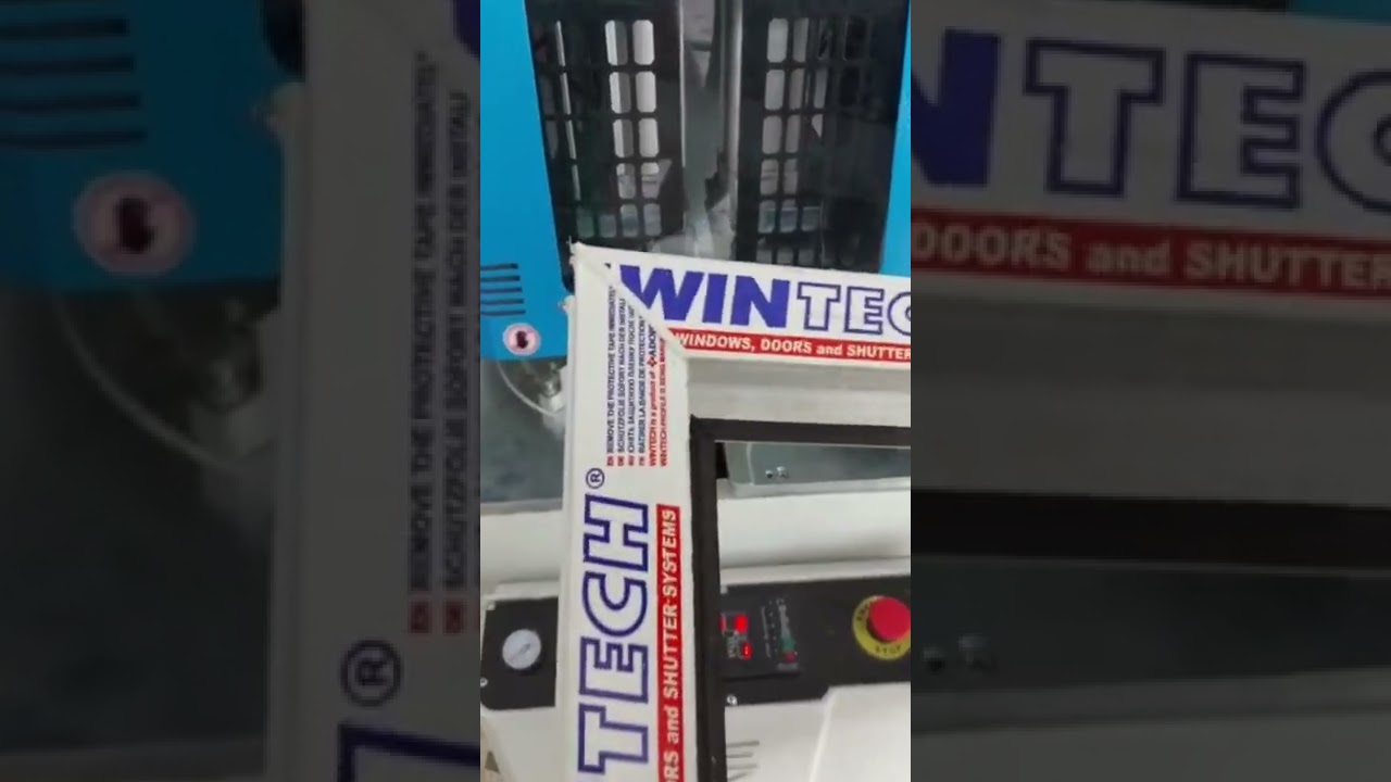 دستگاه یو پی وی سی upvc تولید درب و پنجره دوجداره
