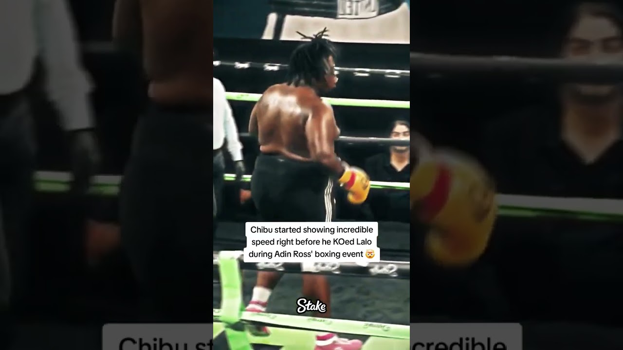 Chibu started showing incredible speed right before he KOed Lalo during Adin Ross' boxing event 🤯