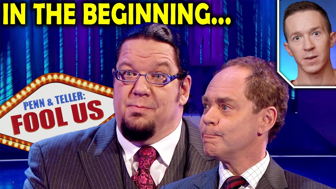 Magician REACTS to the VERY FIRST episode of Penn and Teller FOOL US