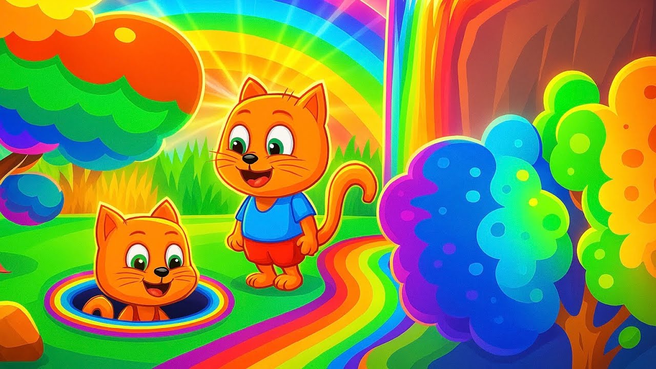 Cats Family en Français - LE MONDE À L’ENVERS 🙃🌈 Animé 2025 en Français 4K