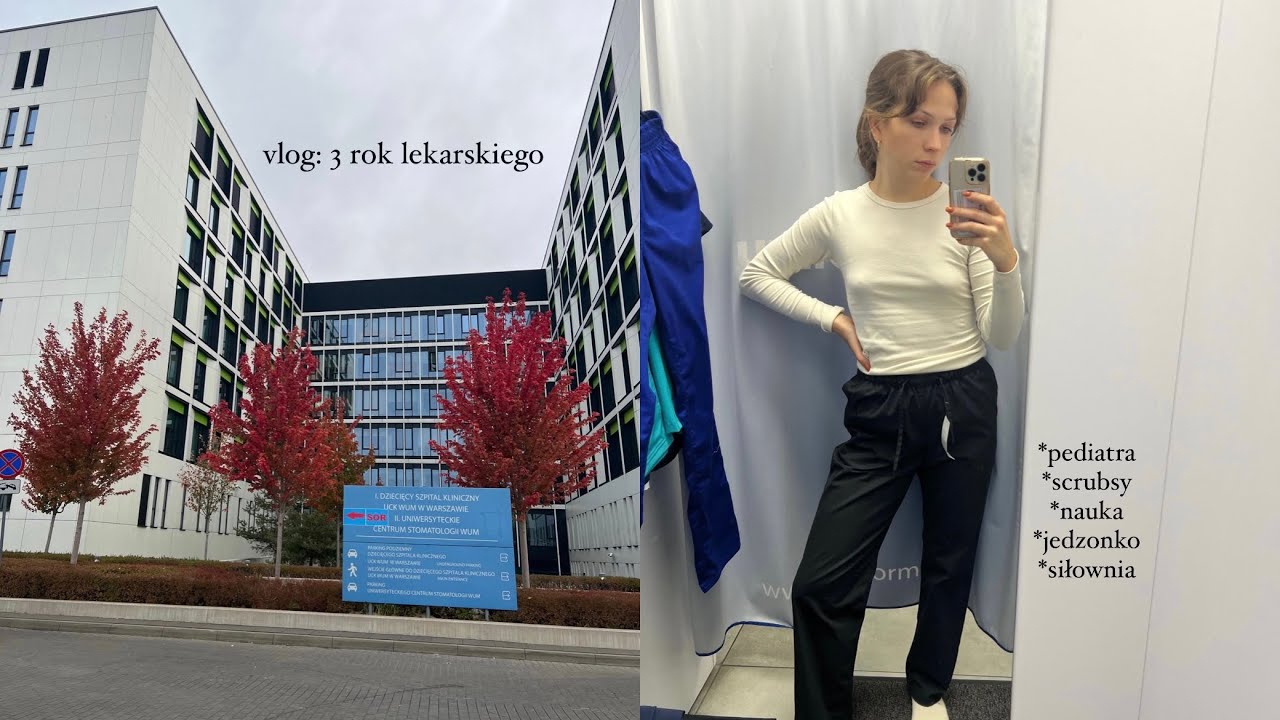 vlog: oct, 3 rok lek (pediatria, nauka,gym) 🍂