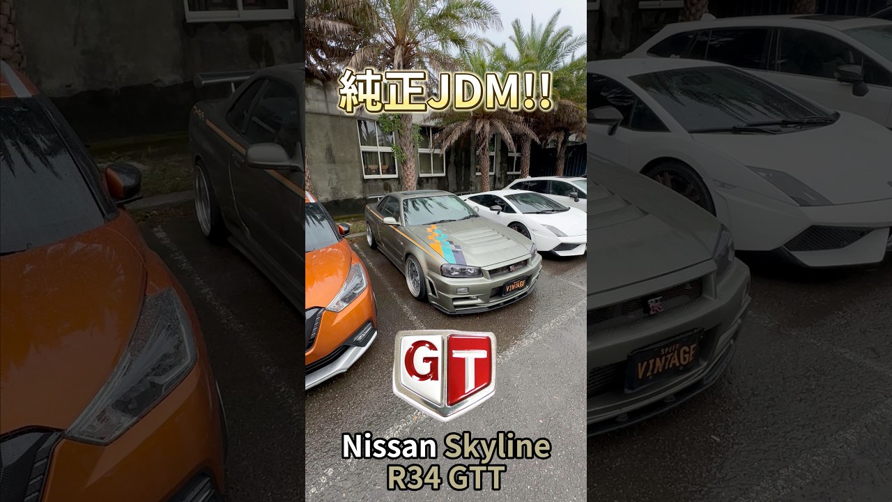 純正JDM Nissan Skyline R34 GTT!! 