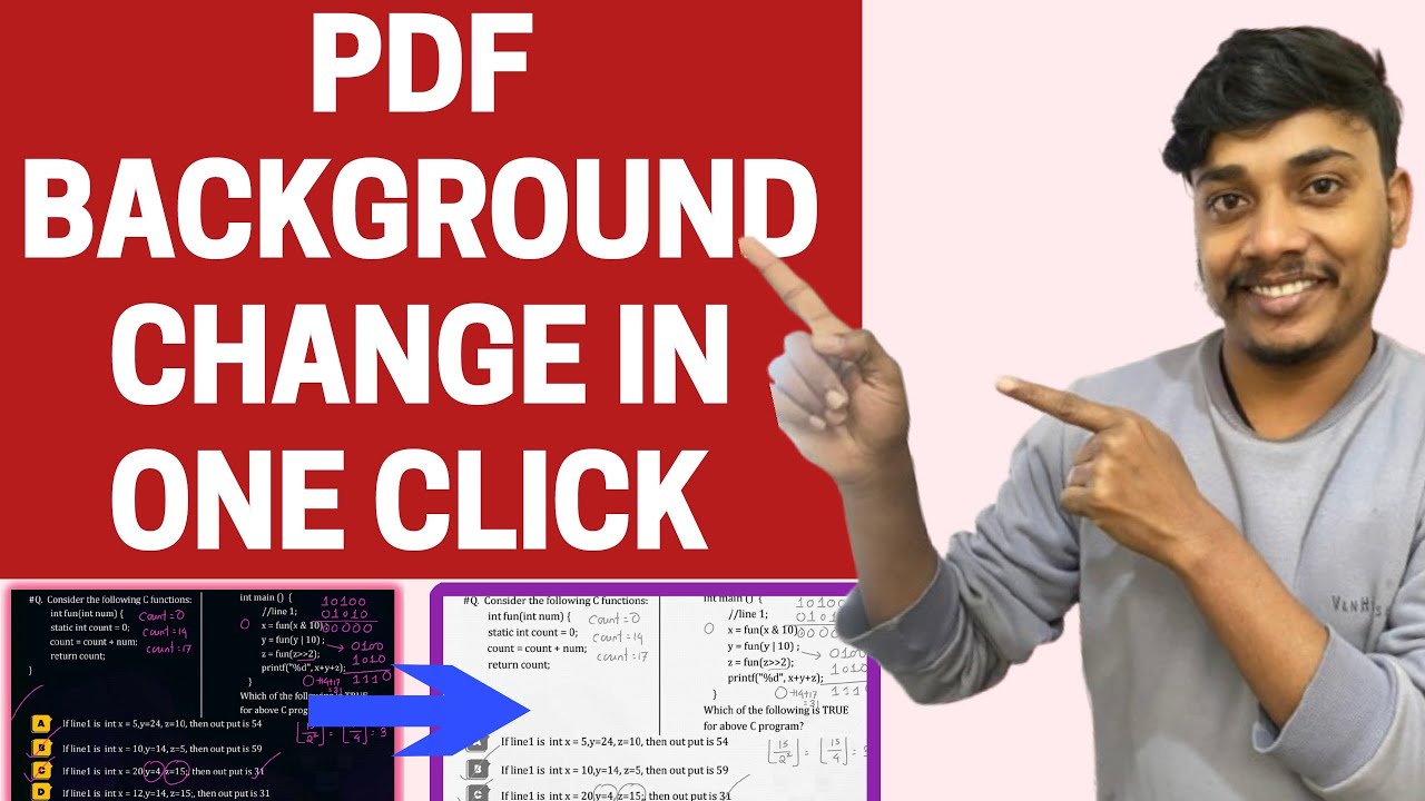 Pw Pdf Background Change || Easily Comvert Pdf Background Black To White In 2025