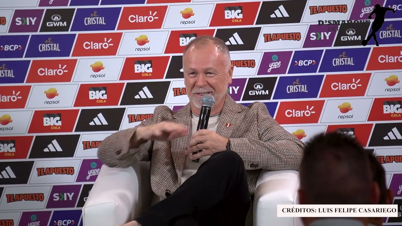 PRESENTACIÓN DE MANO MENEZES EL  NUEVO ENTRENADOR DE  LA SELECCIÓN PERUANA
