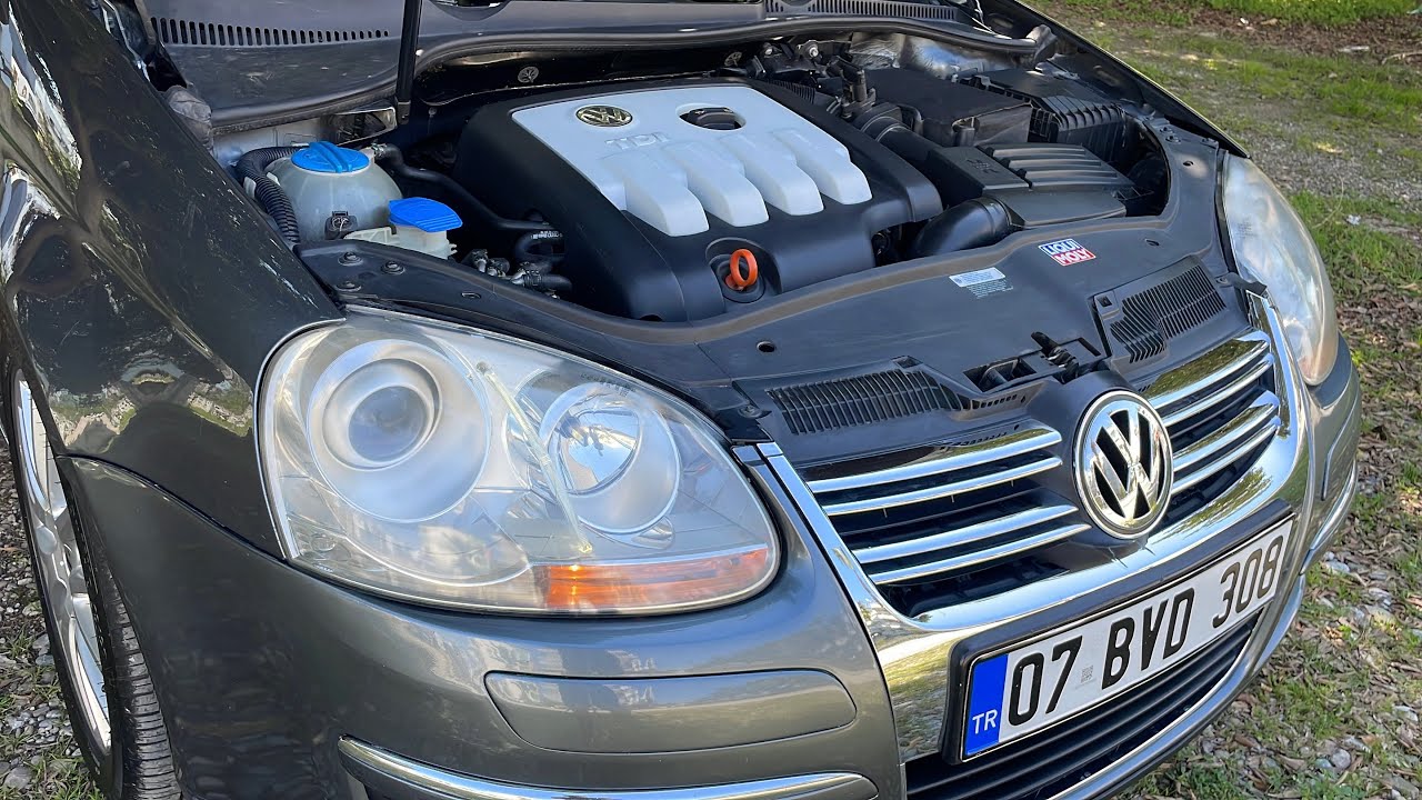 Vw Jetta Mk5 2.0 TDİ PD140 BKD Stage 3 Engine 1752 Turbo + Downpipe+Remap  Sound 