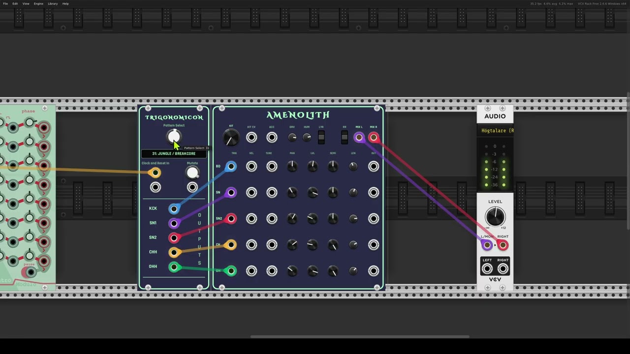 Presenting AMENOLITH for VCV Rack and 4ms Metamodule