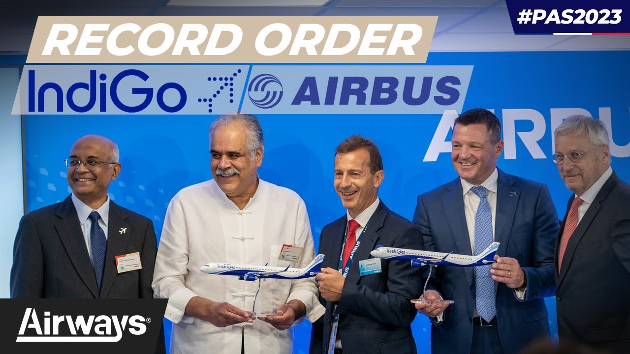 Indigo's Historic Aircraft Order | Press Conference #PAS2023