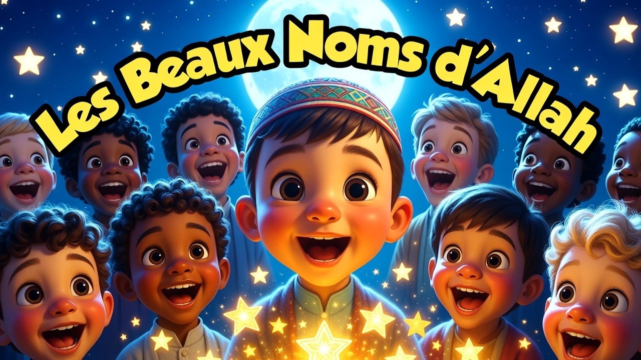 أسماء الله الحسنى | Les Beaux Noms d’Allah – Chanson Islamique pour Enfants