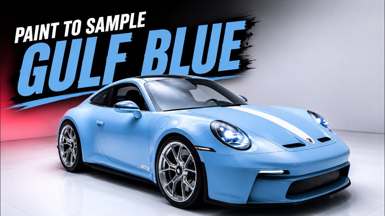 Paint to Sample Gulf Blue Porsche 911 GT3 Touring | Walk Around |