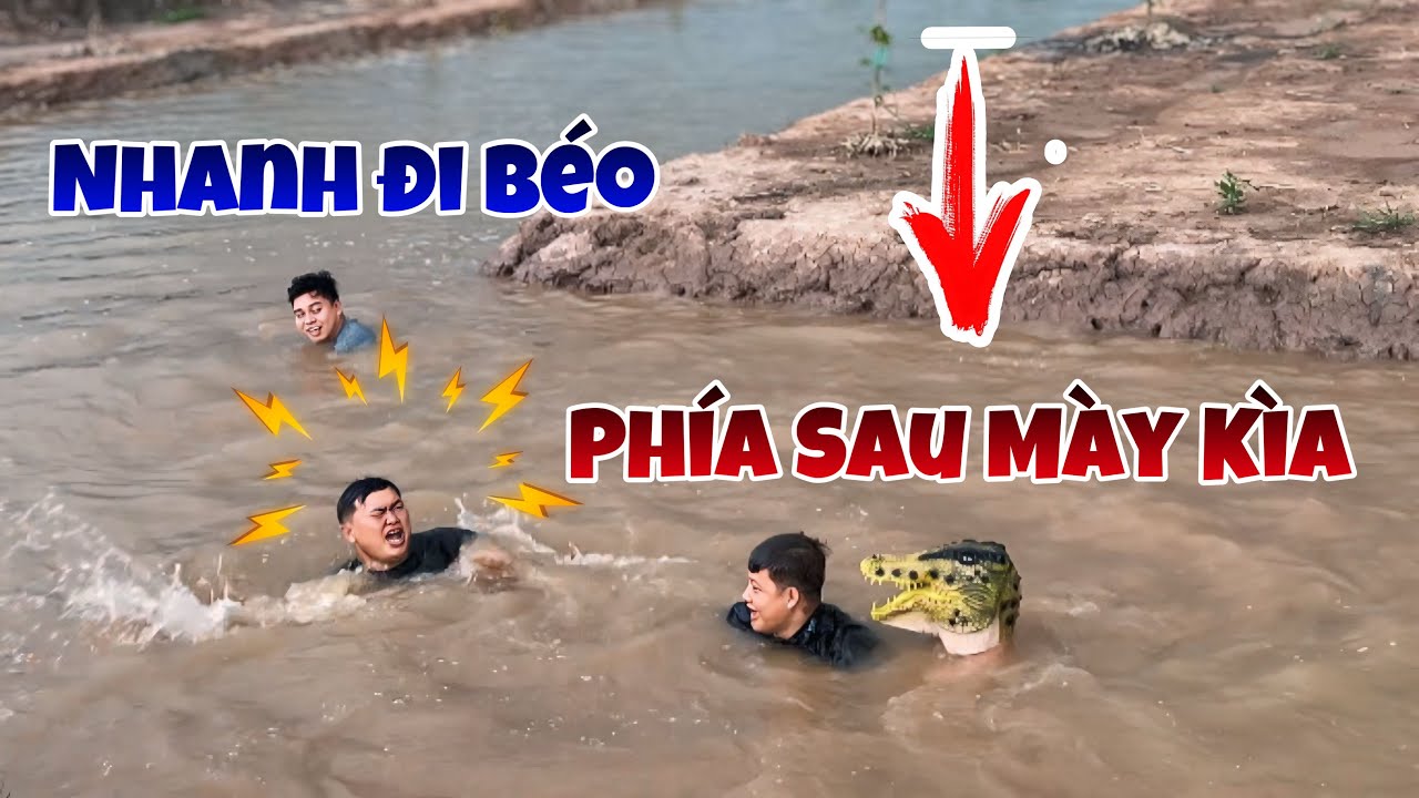 Nghe Lời Mọi Người Cả Đám Tìm Được Đầu Con Cá Sấu Giả Để Cân Team