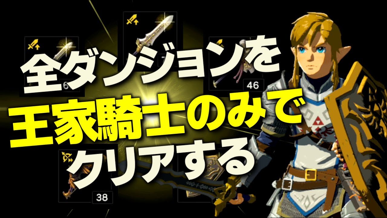 オールダンジョン装備縛り攻略解説『王家騎士編』【ゼルダの伝説 ブレス オブ ザ ワイルド】