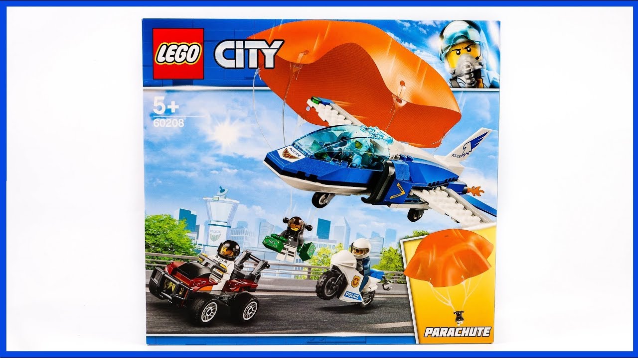 LEGO 60208 City Police Parachute Arrest Speed Build