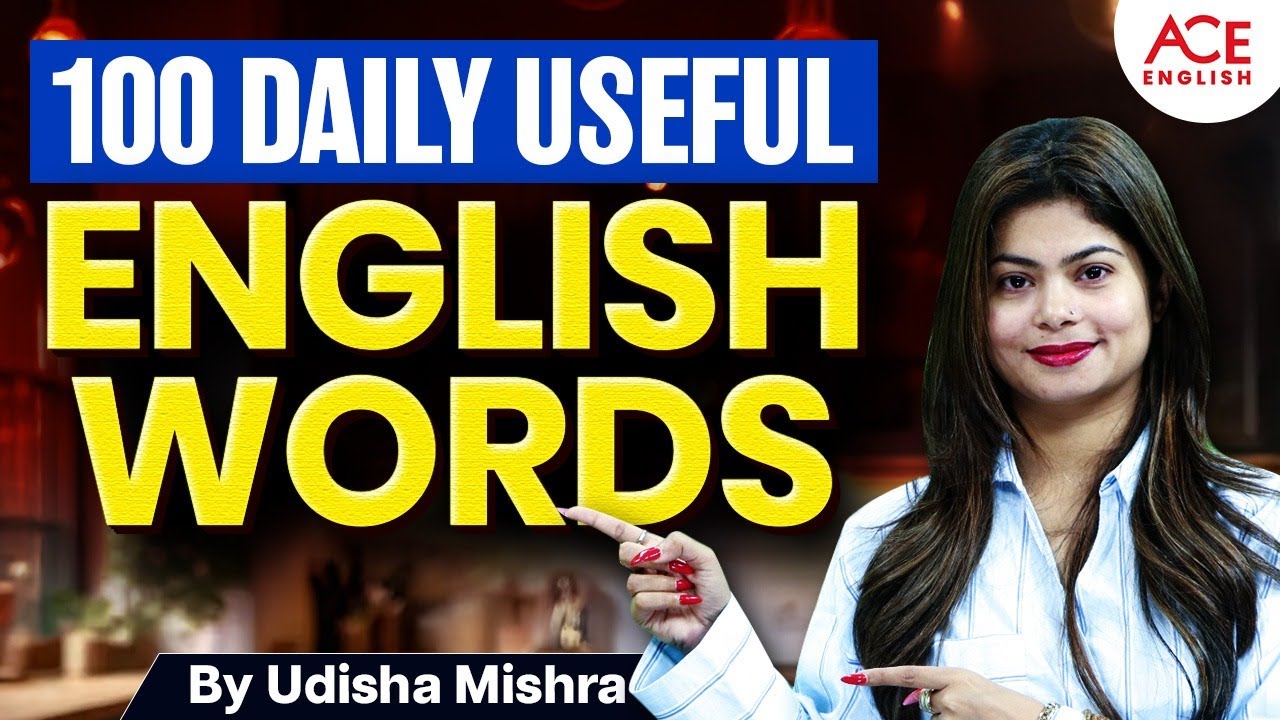 Master DAILY ENGLISH WORDS for Conversation | Common Vocabulary & Phrases | By Udisha Mishra