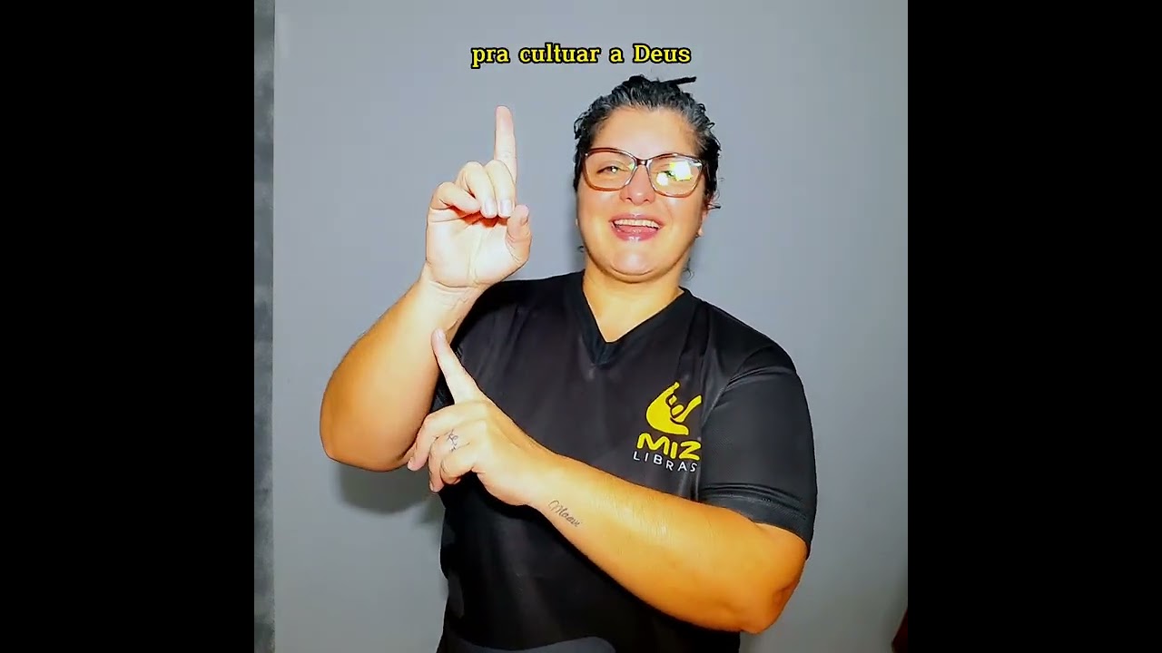 Sinal de DOMINGO em Libras