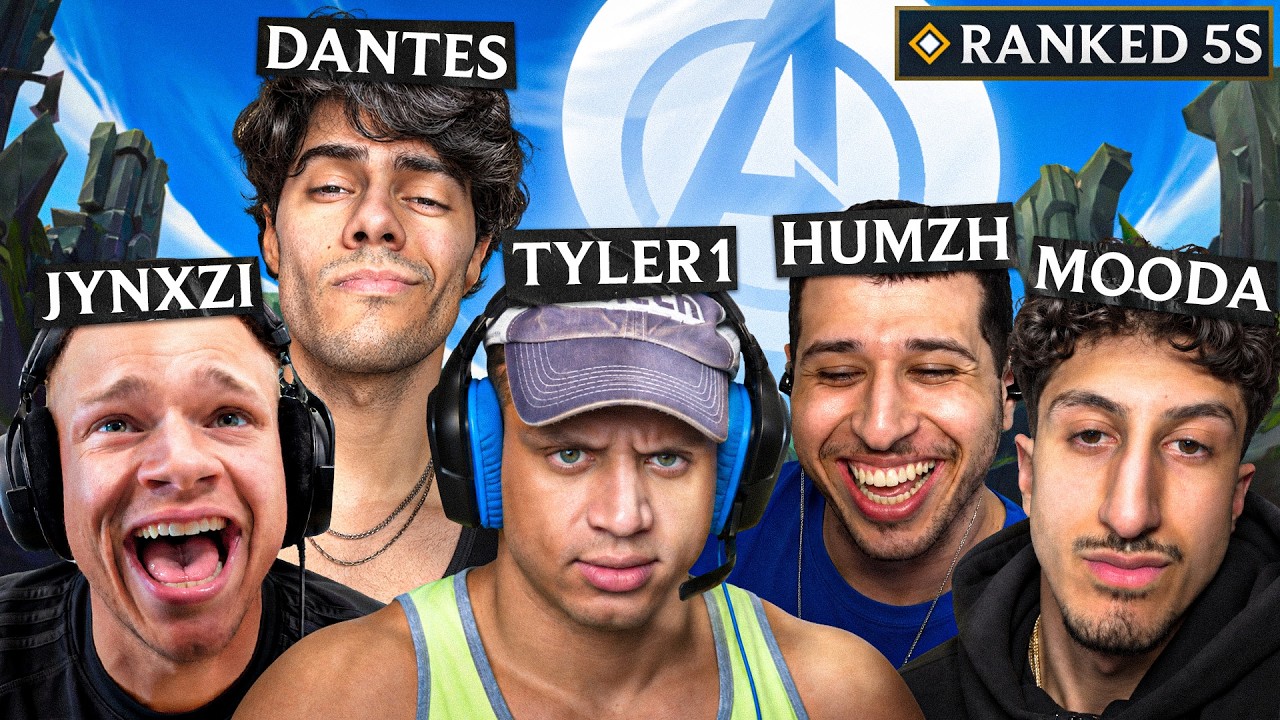 ВОЗВРАЩЕНИЕ ЛИГИ ЛЕГЕНД: МСТИТЕЛИ с участием Jynxzi, Tyler1, Humzh, Mooda