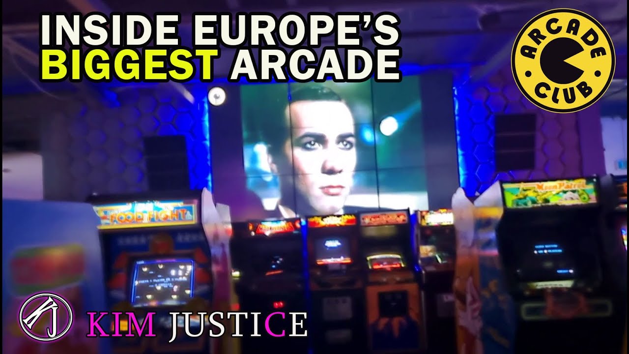 Inside Europe's BIGGEST Arcade! Arcade Club + NerdCon | Kim Justice