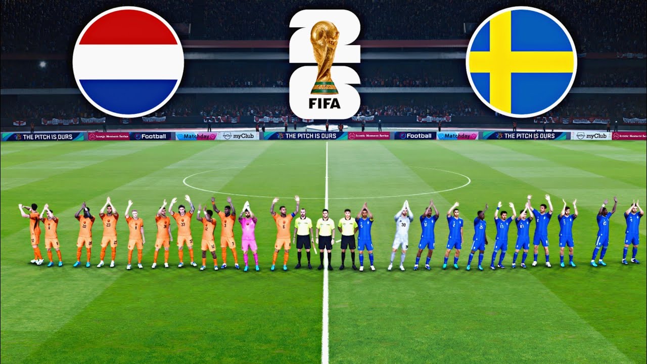Нидерланды &mdash; Швеция: игровой процесс FIFA World Cup 2026