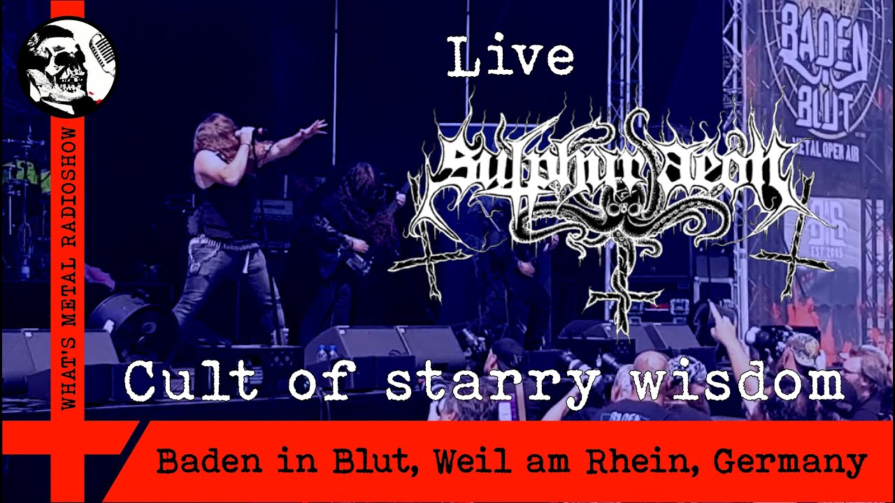 Live SULPHUR AEON (Cult of starry wisdom) 2023 - Baden in Blut, Weil am Rhein, Germany, 22 Jul
