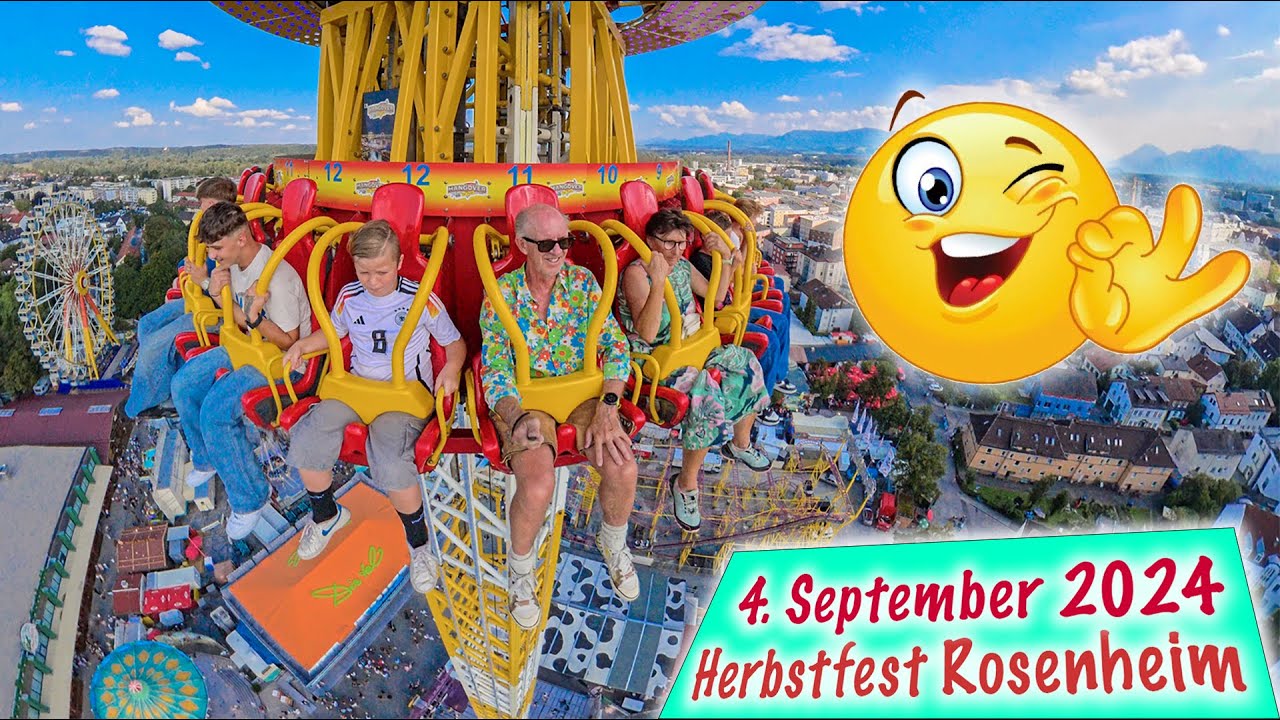 Rosenheimer Herbstfest 2024 - wir wollen Spaß 😎 #insta360x4 #360video #rosenheim #kirmes #hangover