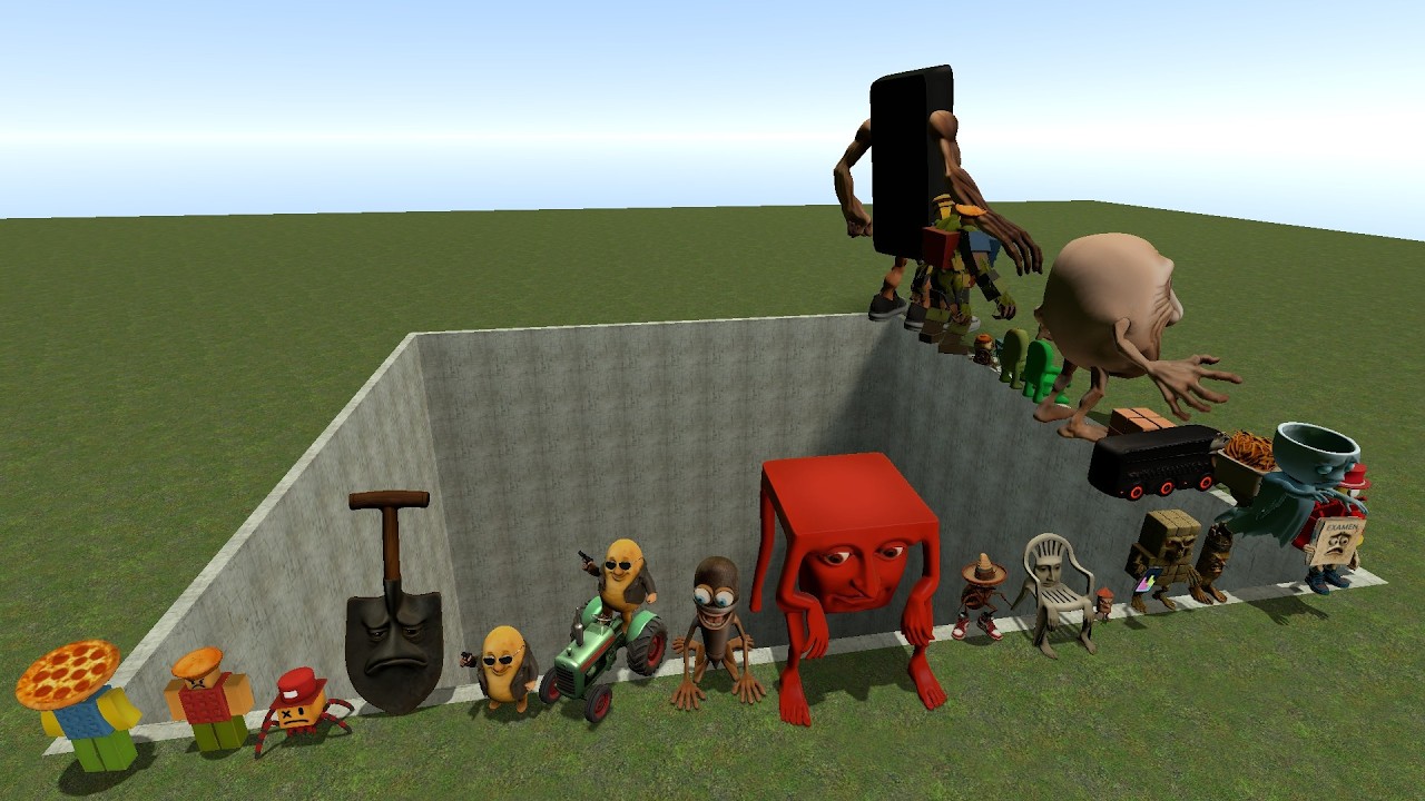 Spartan Kicking ALL Italian Brainrot Memes In Garry's Mod!