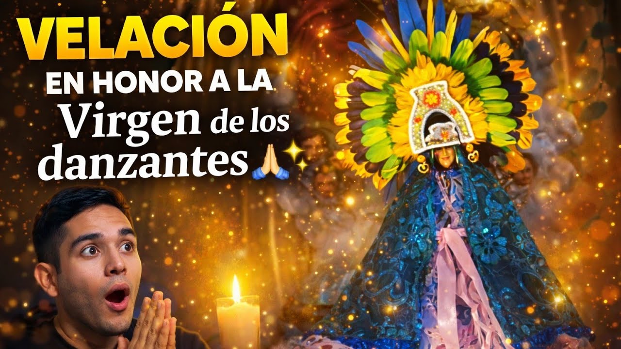 VELACIÓN EN HONOR A LA VIRGEN DE LOS DANZANTES 2025 🪶🌬️👣 #leongtomexico #danzaazteca