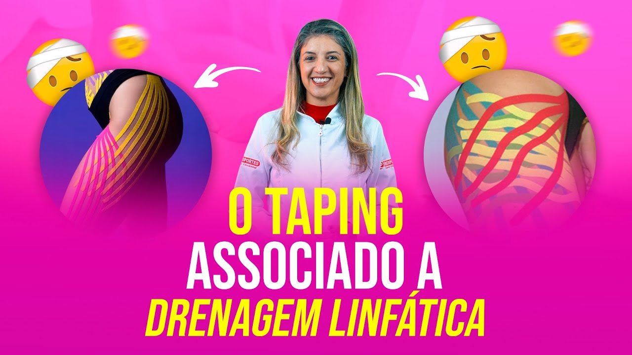 TAPING associado a DRENAGEM LINFÁTICA na ESTÉTICA! Como utilizar?