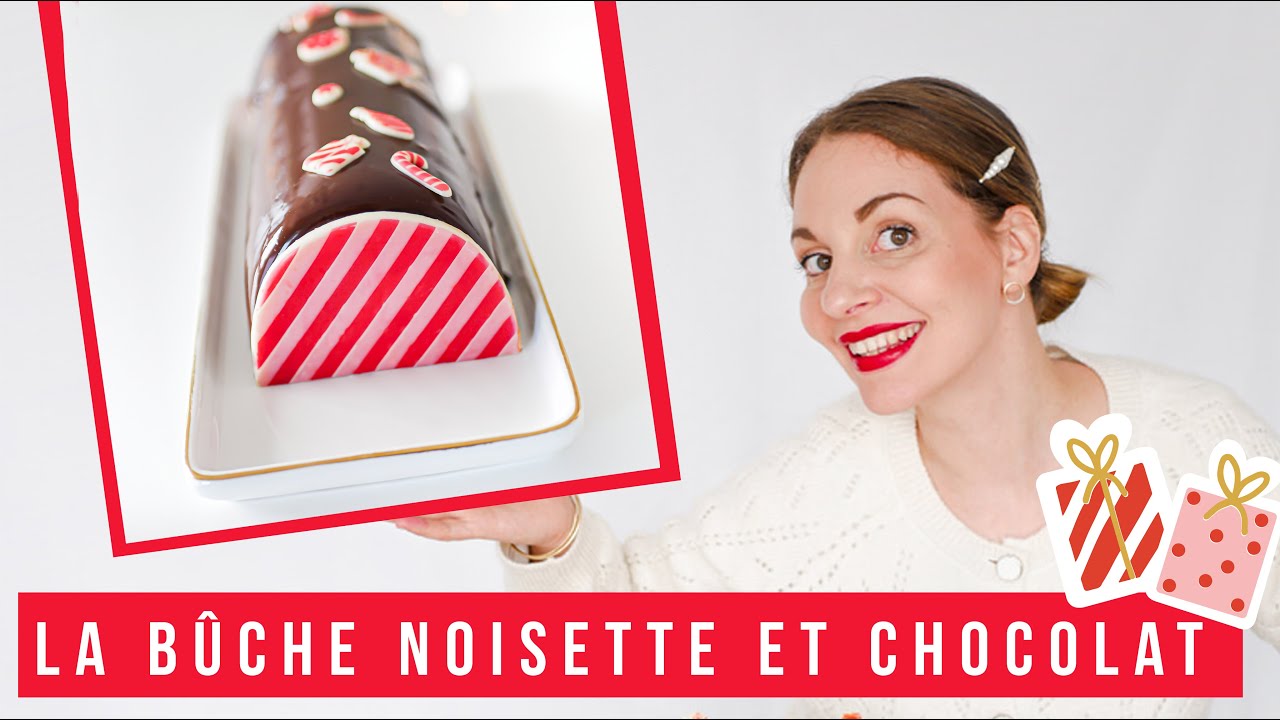 Bûche de Noël Noisette Chocolat ! Simple et rapide