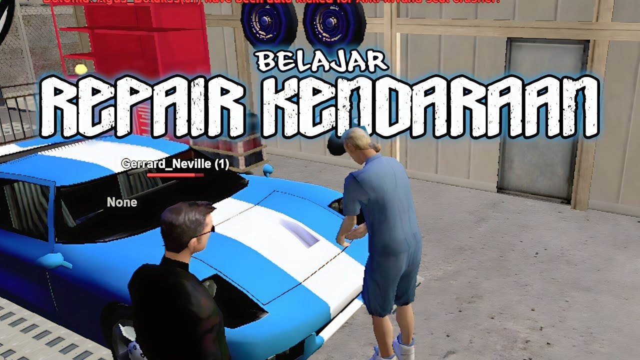 PANDUAN SINGKAT REPAIR KENDARAAN WARGA - SERVER GTA SAMP GAJI GEDE || ROLEPLAY GTA SAN ANDREAS SAMP