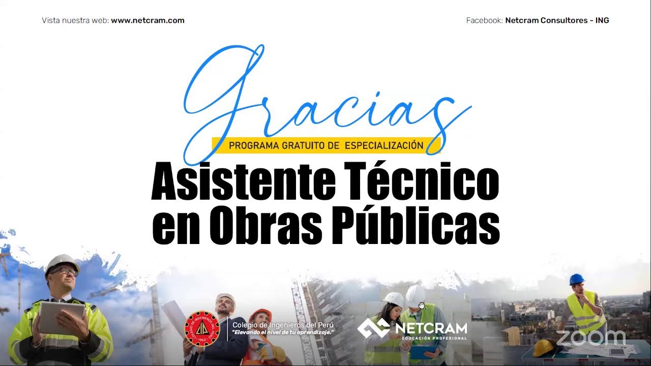 Última Sesión - Asistente Técnico en Obras Públicas