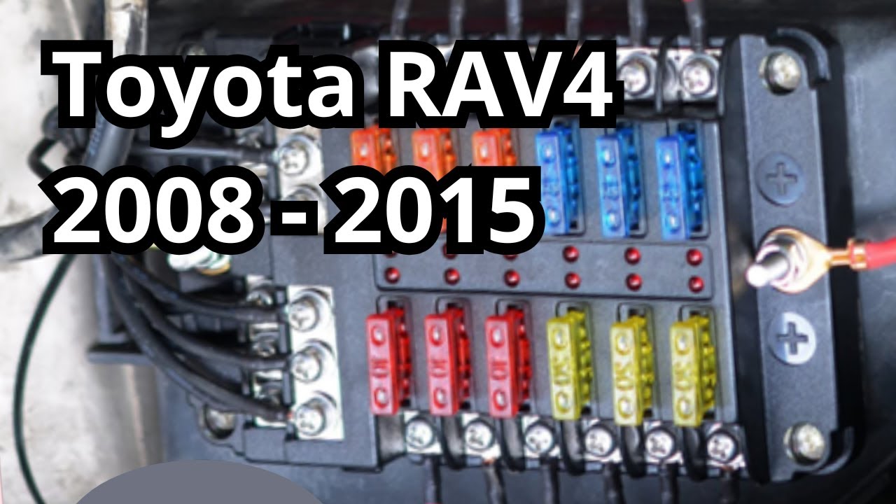Fuse Box Diagram: Toyota RAV4 2008 - 2015. FuseFans.