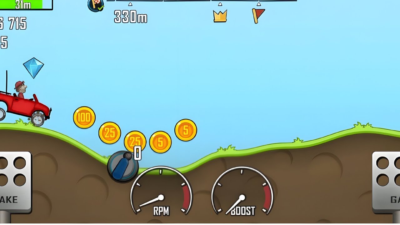 Hill Climb Racing - Gameplay Walkthrough - All Vehicles/Stages (iOS, Android)#subscribe 