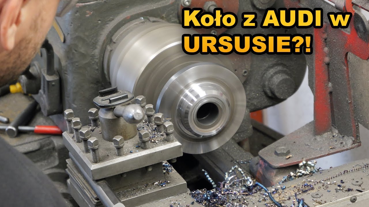 7# Ursus C360: Przerabiam koło pasowe na wielorowkowe z Audi, 4PK, 5PK!