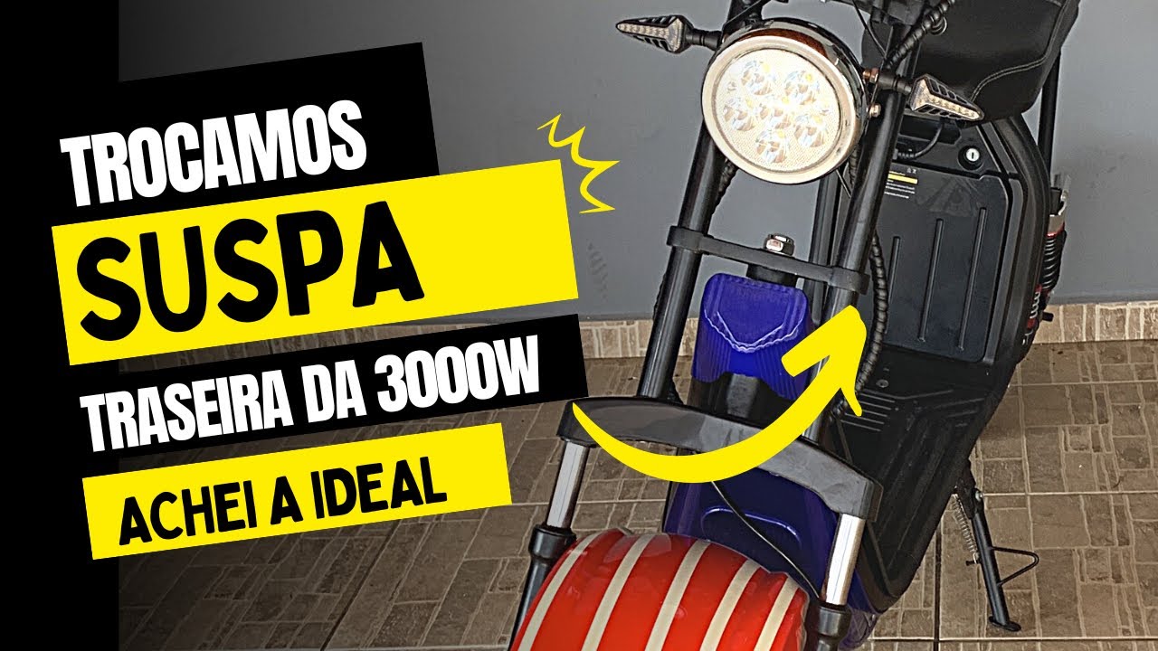 Scooter Elétrica - Ep. 1  - Customização - Suspensão traseira