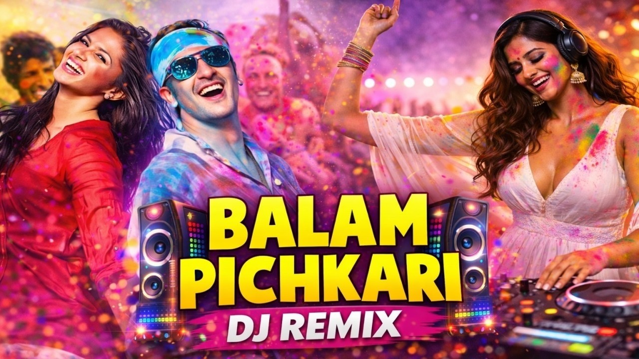 Balam Pichkari DJ Remix 2026 🔥 Holi Special Bollywood Party Mix | Bollywood Dance Party Mix