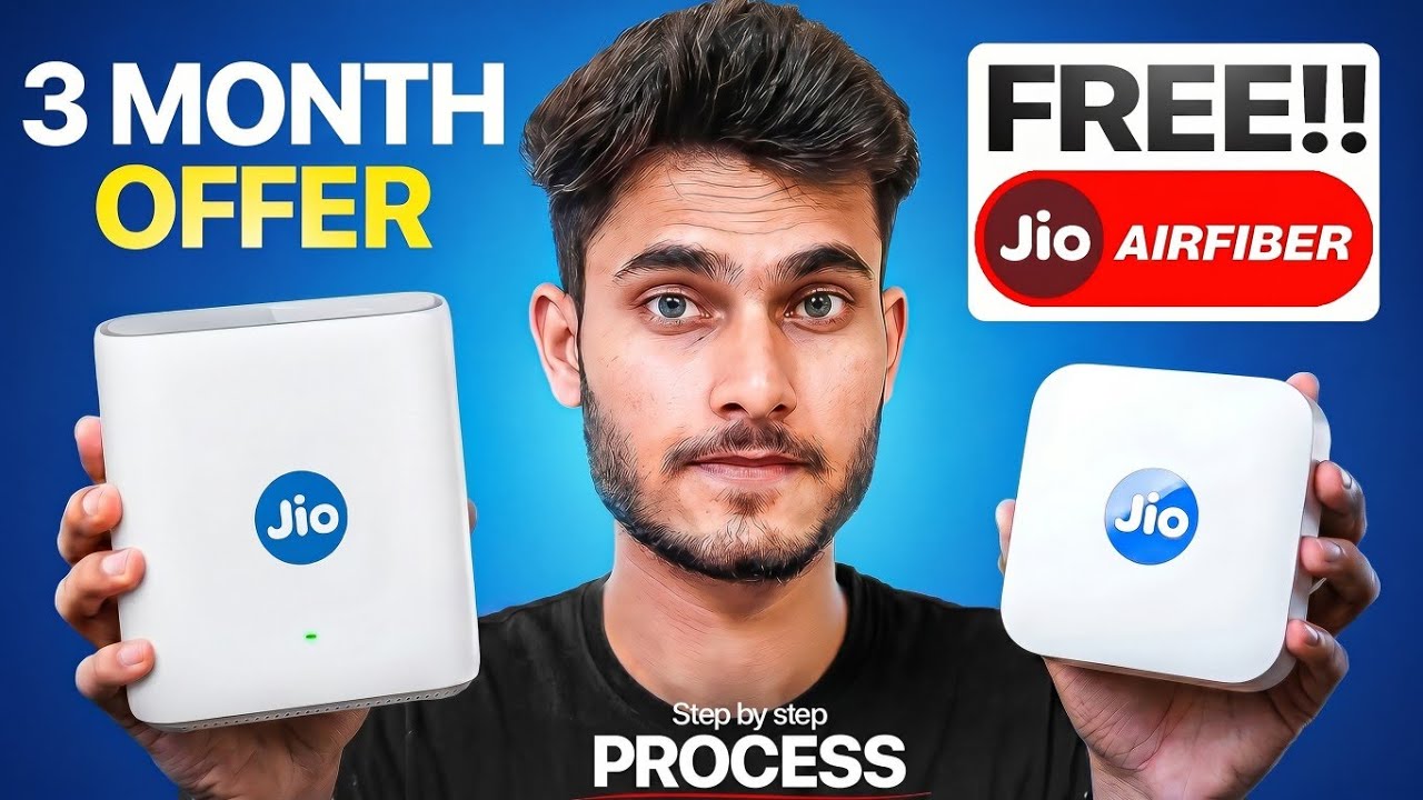 Jio AirFiber New Offer 2026 - Free Installation, 4k Set top Box & Recharge Plans 🔥