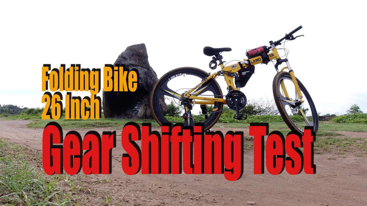 Gear shifting test - sepeda lipat MTB 26 inch LAND ROVER
