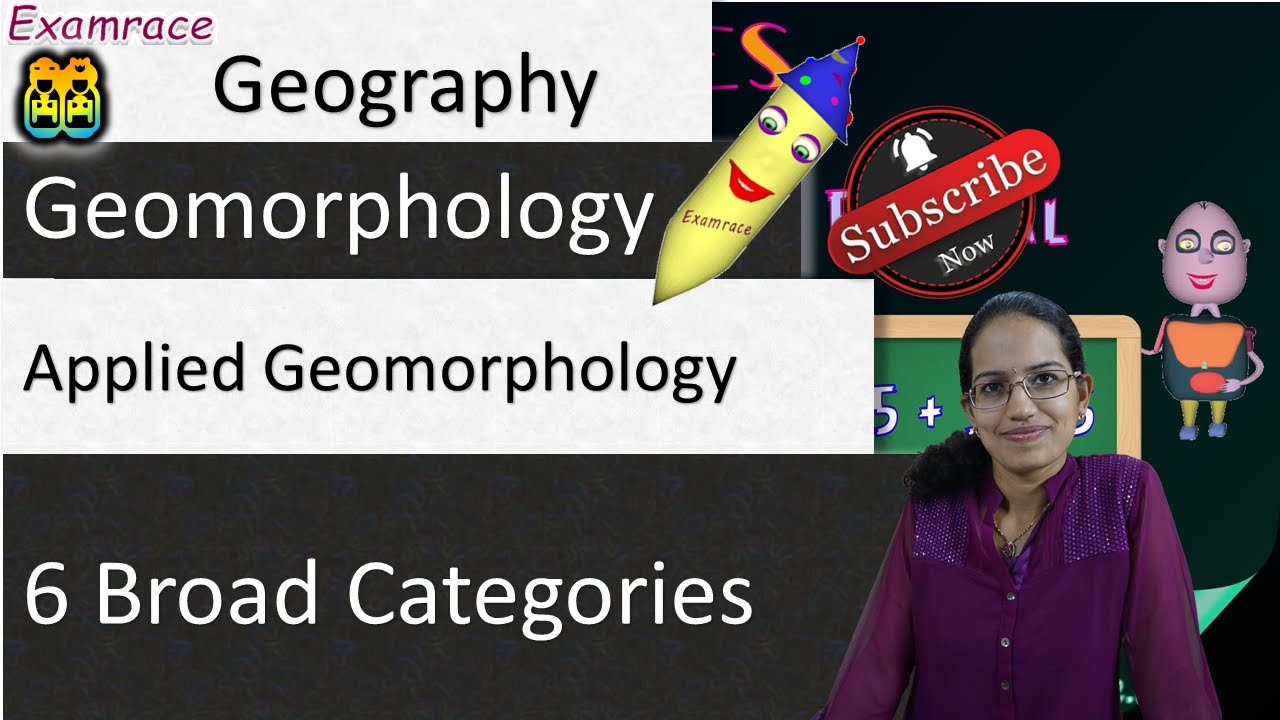 Applied Geomorphology - Understanding the 6 Broad Categories (Examrace)