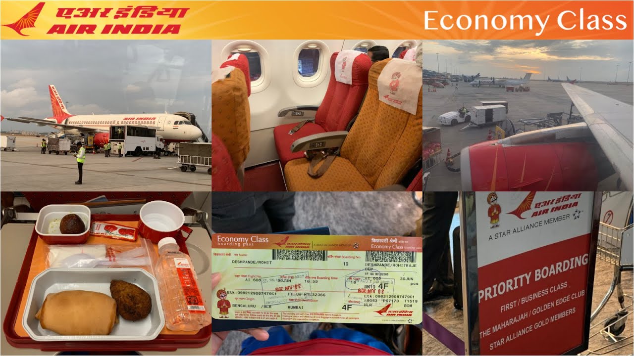 Air India ECONOMY Class: Bengaluru to Mumbai