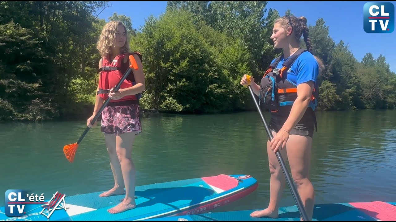 À la découverte du paddle dans l’émission CL’été avec la base nautique de Ruffec Rejallant