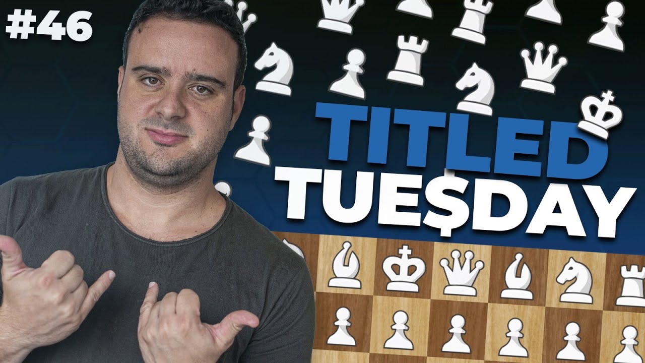 BATALLANDO EN EL TITLED TUESDAY! #NAKAMURA #CARLSEN #FAUSTINOORO #45