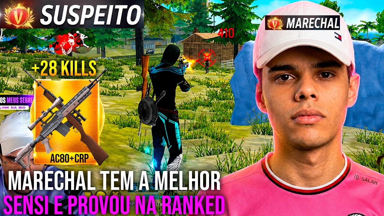 MARECHAL TEM A MELHOR SENSI E PROVOU NA RANKED: MARECHAL CLIPS - FREE FIRE