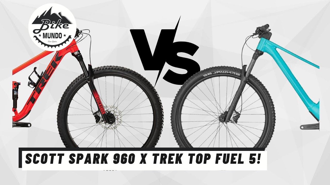 SCOTT SPARK 960 VS TREK TOP FUEL 5! QUAL LEVA A MELHOR? MTB FS R$25.000 | BIKE MUNDO