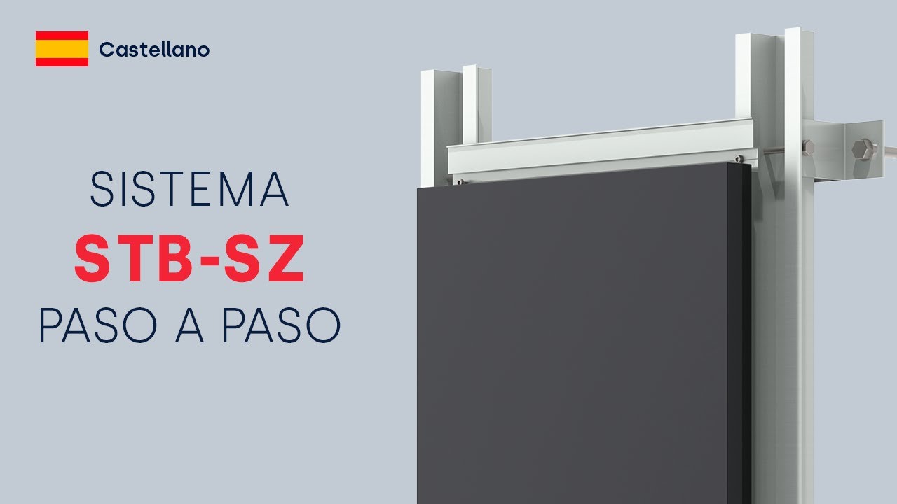 ES Sistema de montaje STACBOND STB-SZ paso a paso