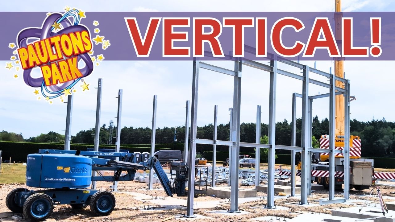 Paultons Park Coaster Station goes VERTICAL